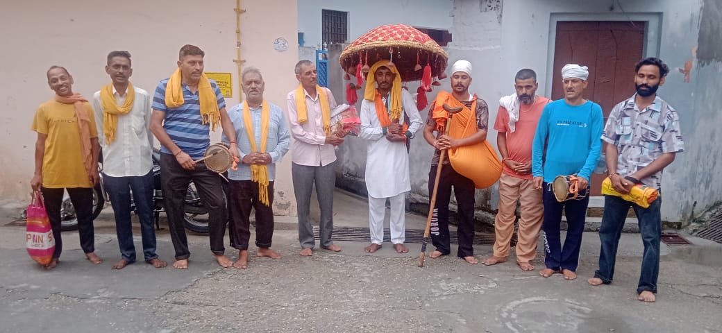 Goga Jahar Peer ji's caran started